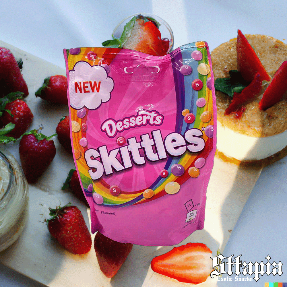 skittles desserts from the UK exotic candy