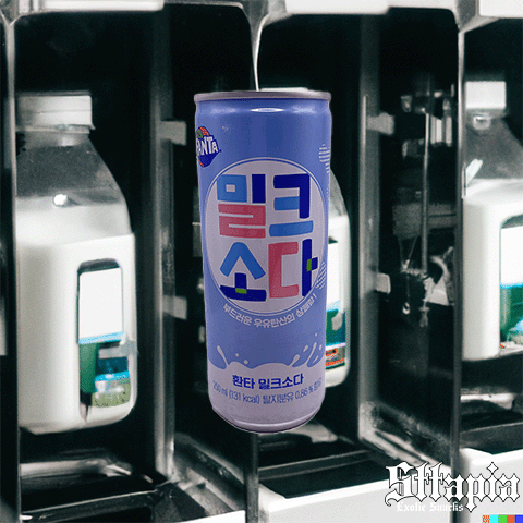 Fanta Milk Soda From Korea Exotic Drink