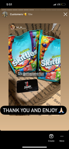 Customer review exotic snacks